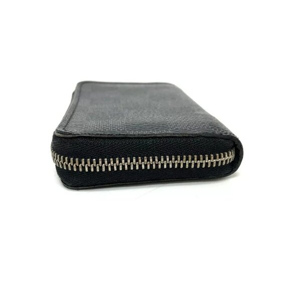 Auth LOUIS VUITTON N63076 Damier Graphite zip-around coin purse coin purse - Picture 10 of 16